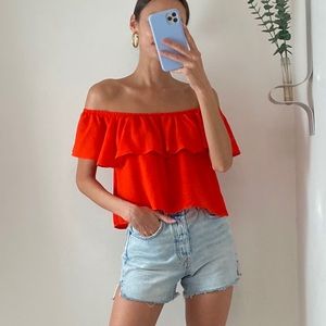 Off the shoulder top